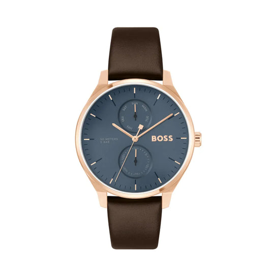Montre Homme Hugo Boss 1514103-La Sophistication Dorée du Bleu Profond